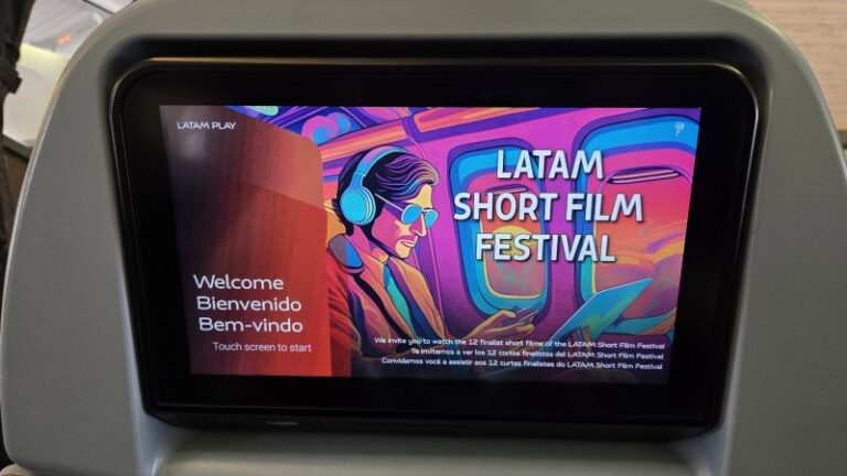 Pasajeros reconocen a LATAM Airlines Group como la aerolínea con “Mejor Entretenimiento en Sudamérica”