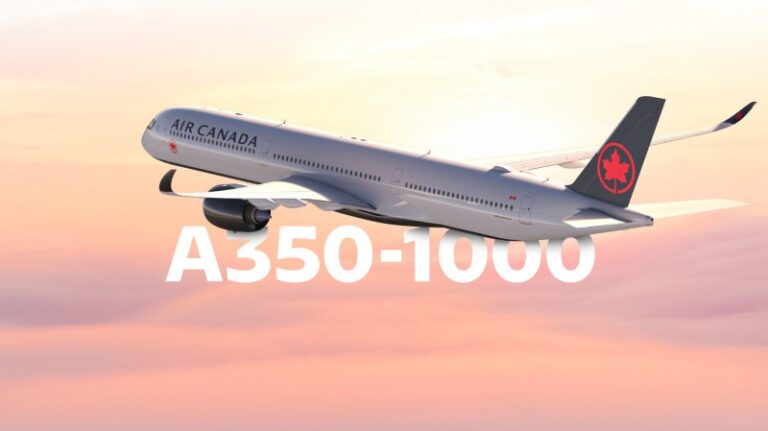 Air Canada incorporará Airbus A350-1000 para expandir su red internacional
