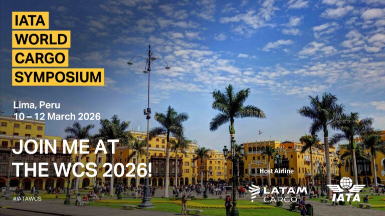 IATA lleva el Simposio Mundial de Carga 2026 por primera vez a Sudamérica