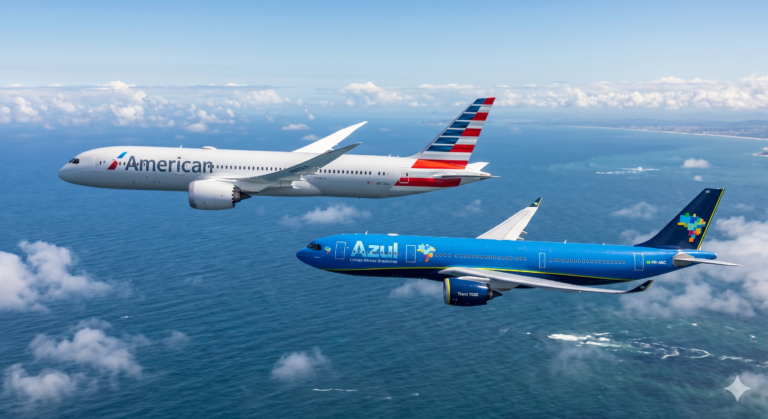 Azul y American Airlines notifican al CADE su acuerdo societario