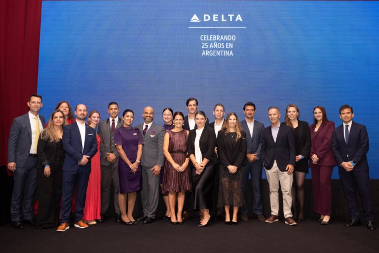 Delta Air Lines de festejo en Argentina: 25 años de operaciones
