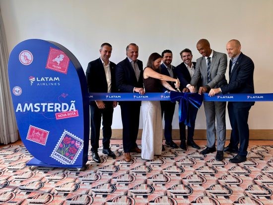 LATAM Airlines Brasil inauguró ruta directa entre São Paulo y Ámsterdam
