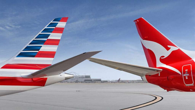 Qantas y American Airlines con autorización provisional en Australia para su alianza transpacífica