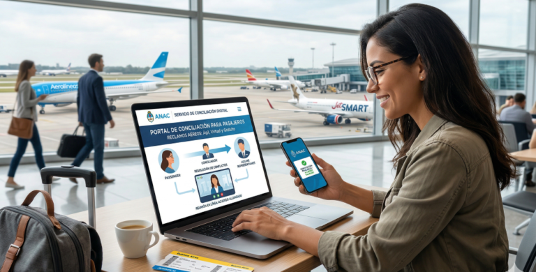 La ANAC reglamentó un sistema de conciliación digital para reclamos de pasajeros aéreos